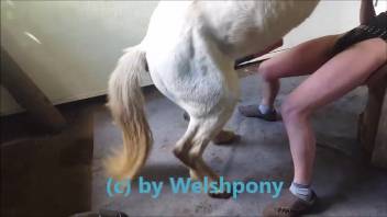 Intense erotic bliss as the stud slams her vagina with fierce power