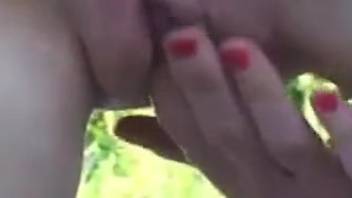 Outdoor picnic sex encounter starring an experienced bestiality enthusiast chick